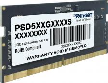 Оперативная память Patriot PSD532G56002S [SO-DIMM DDR5 32 Гб (1x32 Гб), 5600 MHz, CL-46-46-46, Patriot Signature Line]