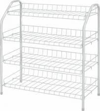 Отдельный предмет для прихожей Ника Этажерка для обуви ЭТ1 Матовый белый