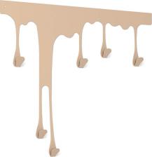 Отдельный предмет для прихожей Sheffilton Вешалка настенная металлическая 6 крючков кофейная SHT-WH34-M