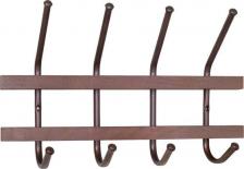 Отдельный предмет для прихожей Sheffilton Вешалка SHT-WH11 темный орех/медный металлик В2-99