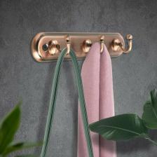 Отдельный предмет для прихожей Tundra Вешалка 3-х местная KV103AC, цвет медь