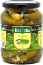 Овощные/грибные консервы Бояринъ Огурцы маринованные стеклянная банка Россия 720 мл
