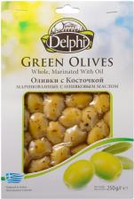 Овощные/грибные консервы Delphi Оливки, маринованные с оливковковым маслом, 250 г