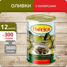 Овощные/грибные консервы Iberica Оливки с каперсами 300 г