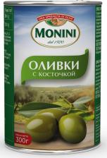 Овощные/грибные консервы Monini Оливки с косточкой, 300 г 8005510011432