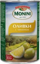 Овощные/грибные консервы Monini Оливки зеленые с лимоном 300 г