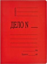 Папка/конверт Attache Скоросшиватель картонный Дело № А4 до 200 листов красный
