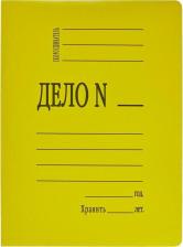 Папка/конверт Attache Скоросшиватель картонный Дело № А4 до 200 листов желтый