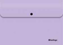 Папка/конверт Berlingo Папка-конверт на кнопке "Instinct" А4, 330мкм, лаванда