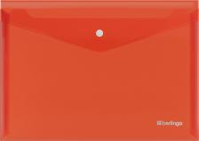 Папка/конверт Berlingo Папка-конверт на кнопке "No Secret", А4, 200мкм, красная