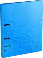 Папка/конверт Berlingo Папка на 2 кольцах "Neon", 24 мм, 1000 мкм, голубой неон, D-кольца, с внутренним карманом