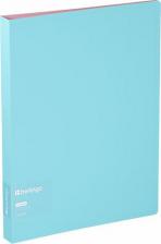 Папка/конверт Berlingo Папка на 4 кольцах "Haze" A4, 24мм, 600мкм, D-кольца, с внутр. карманом, голубая, софт-тач