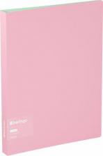Папка/конверт Berlingo Папка на 4 кольцах "Haze" A4, 24мм, 600мкм, D-кольца, с внутр. карманом, розовая, софт-тач