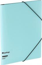 Папка/конверт Berlingo Папка на резинке "Instinct" A4, пластик, 600 мкм, аквамарин