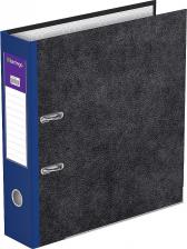 Папка/конверт Berlingo Папка-регистратор 70 мм, мрамор, с карманом на корешке, нижний металлический кант, синяя