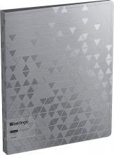 Папка/конверт Berlingo Папка с 40 вкладышами "Metallic", 24мм, 1000мкм, серебряный металлик, с внутр. карманом