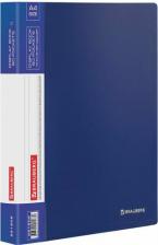 Папка/конверт Brauberg Папка 60 вкладышей стандарт, синяя, 0,8 мм, 221605