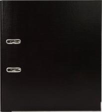 Папка/конверт Brauberg Папка-регистратор "EXTRA", 75 мм, черная, двустороннее покрытие пластик, металлический уголок, 228570