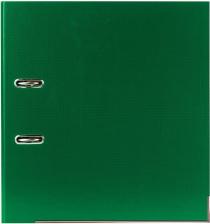 Папка/конверт Brauberg Папка-регистратор, покрытие пластик, 75 мм, ПРОЧНАЯ, с уголком, зеленая, 226597