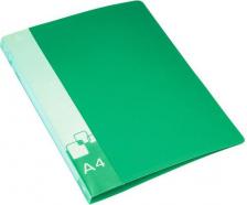 Папка/конверт Burokrat Папка -0818/2RGRN A4 пластик 0.7мм кор.18мм внут.и торц.карм зеленый