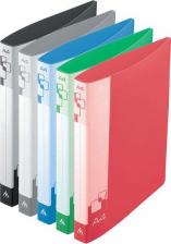 Папка/конверт Burokrat Упвковка папок на кольцах -0840/4DBLCK, 4шт колец, D-образные, A4, 40мм корешок, пластик, 0.8мм, черный 16 шт./кор