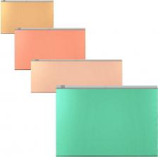 Папка/конверт Erich Krause Набор из 4 zip-пакетов Fizzy Matt Powder форматов В5, С6, 190x70 мм, Card Size