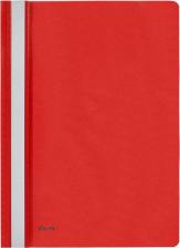 Папка/конверт Комус Скоросшиватель пластиковый А4 до 100 листов красный
