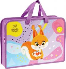 Папка/конверт Мульти-Пульти Папка с ручками А4 Squirrel пластик