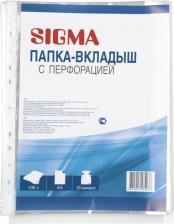 Папка/конверт Sigma Файл-вкладыш с перфорацией А4 100шт