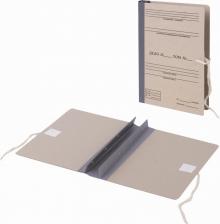 Папка/конверт Staff Папка архивная для переплета "Форма 21", 40 мм, с гребешками, БУРАЯ, 4 отверстия, завязки