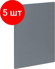 Папка/конверт Стамм Папка с 10 вкладышами А4, 9мм, 500мкм, пластик, серая