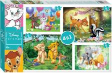 Пазл Step Puzzle Пазлы 4в1 Легенды Disney 92319