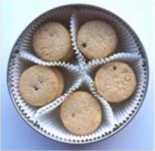 Печенье/пряники/вафли Bisquini Печенье сдобное Мюсли и Клюква 150 г