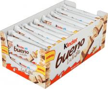 Kinder Вафли Буэно в белом шоколаде 39г – фото 1