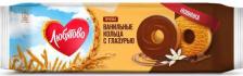 Печенье/пряники/вафли Любятово Кольца ванильные с глазурью, 190 г