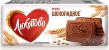 Печенье/пряники/вафли Любятово Печенье сахарное Шоколадное, 365 г