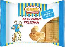 Печенье/пряники/вафли Семейка ОЗБИ Рулетики вафельные со сгущённым молоком 150 г