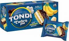Печенье/пряники/вафли Tondi Печенье Choco Pie банановое, 180 г