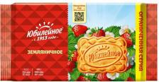 Печенье/пряники/вафли Юбилейное Печенья сахарное Земляничное, 224 г