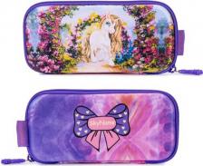 Пенал SkyName Пенал школьный для девочек с отделениями, жесткий 4627197744676