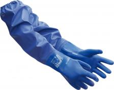 Перчатки хозяйственные Ампаро Комбинированные кислотощелочностокие перчатки с нарукавниками Петро 690 р.11 436690-11