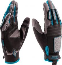 Перчатки хозяйственные Gross Перчатки универсальные, усиленные, с защитными накладками DELUXE размер L (9) 90325