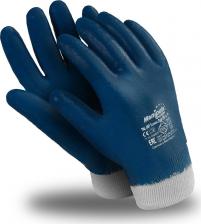 Перчатки хозяйственные Manipula Specialist Перчатки ТЕХНИК ЛАЙТ РП TNL-05Р интерлок, нитрил полный, резинка, цвет синий Пер 671/7