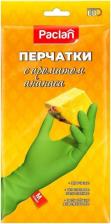 Перчатки хозяйственные Paclan Перчатки резиновые с ароматом ананаса M
