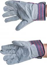 Перчатки хозяйственные Zolder Спилковые комбинированные перчатки DH004