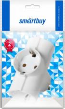 Переходник SmartBuy Разветвитель, 3 гнезда, с з/к16А 250B (SBE-16-A03-3z), цена за 1 шт