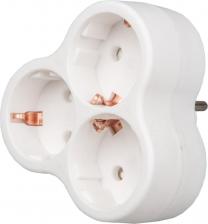 Переходник Uniel Сетевые разветвители S-GES3-16F WHITE, цена за 1 шт