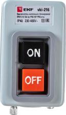 Переключатель для электрощита EKF Кнопочный выключатель ВКИ-216 PROxima