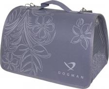 Переноска для животных Dogman Контейнер для кошек и собак 22x35x23см серый
