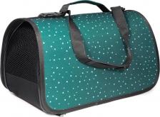 Переноска для животных Гамма Сумка-переноска "Фунтик" сердечки S (43 х 24 х 24 см., Зеленый)